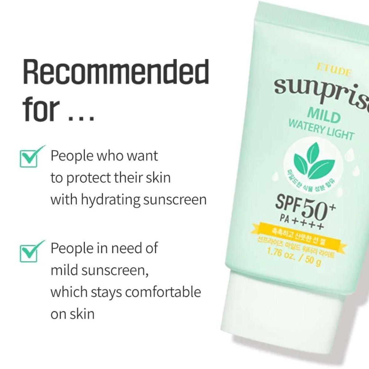 Sunprise Mild Watery Light 50g