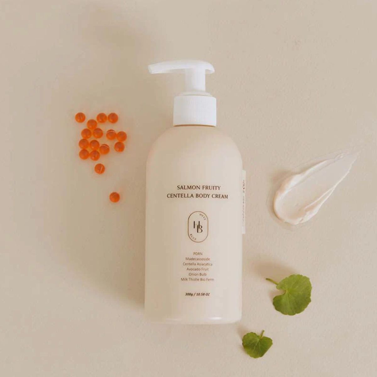 Salmon Fruity Centella Body Cream 300g