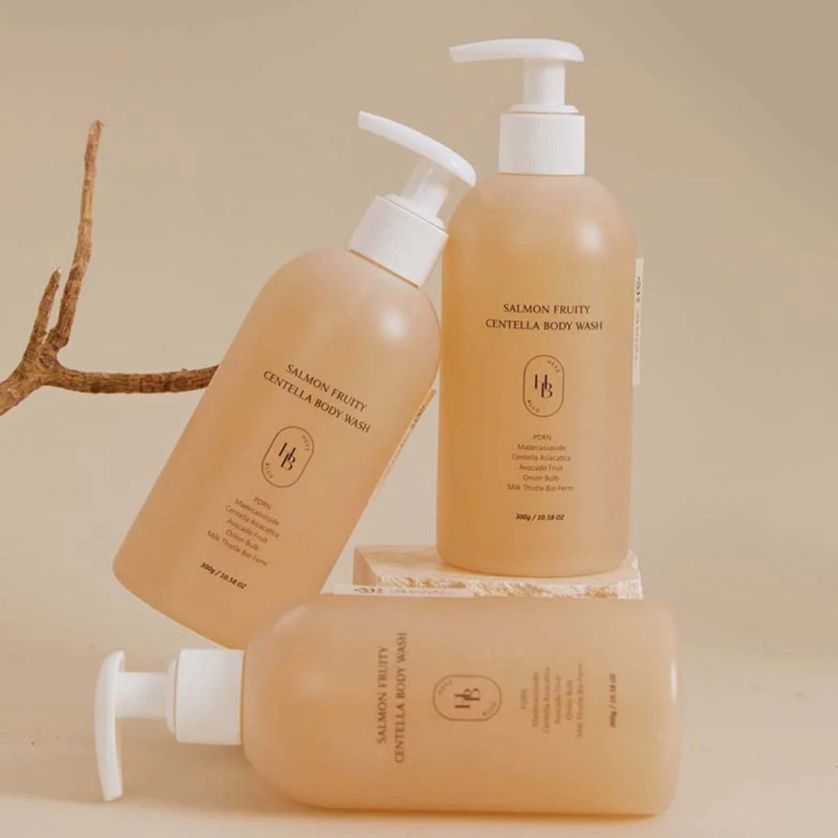 Salmon Fruity Centella Body Wash 300g