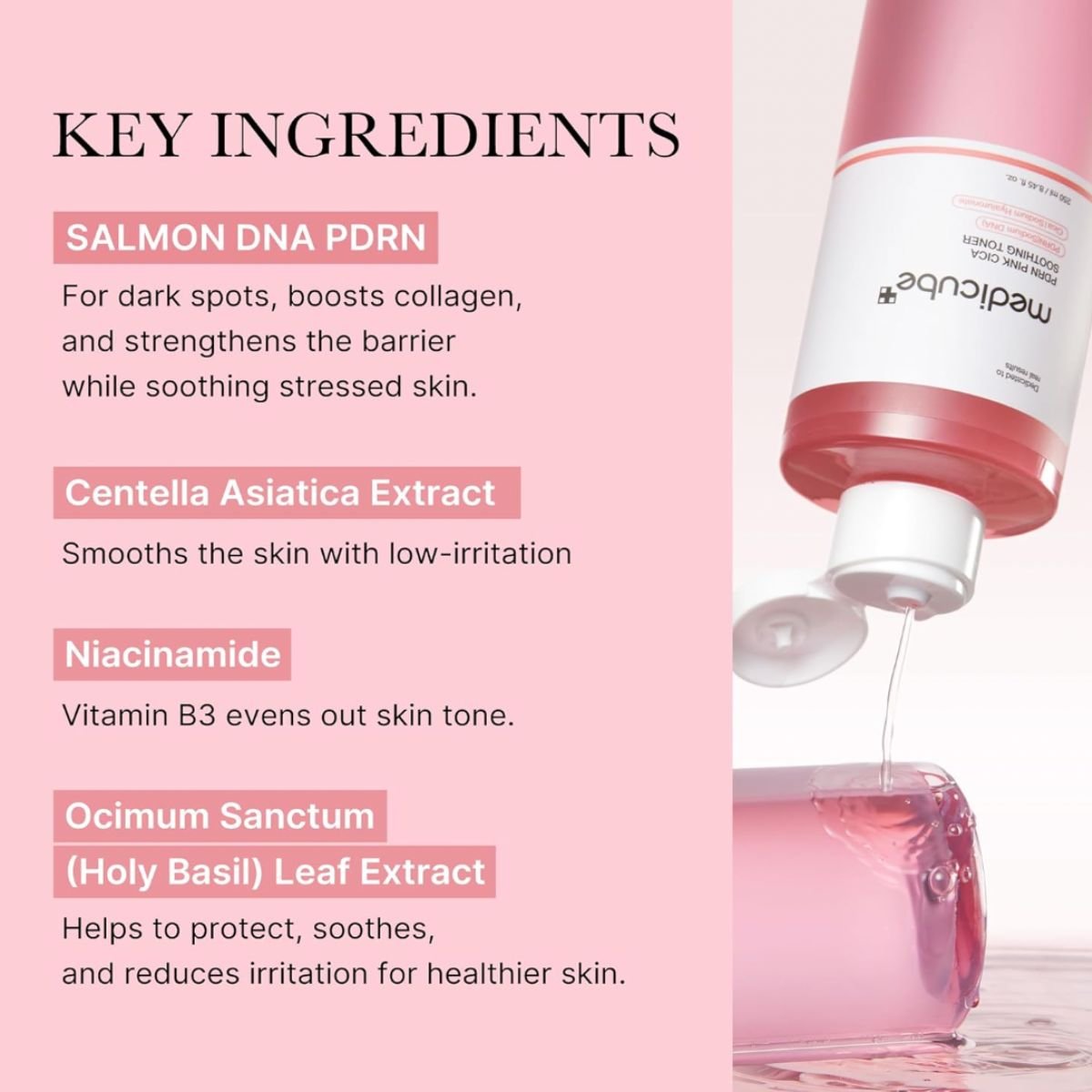 PDRN Pink Cica Soothing Toner 250mL
