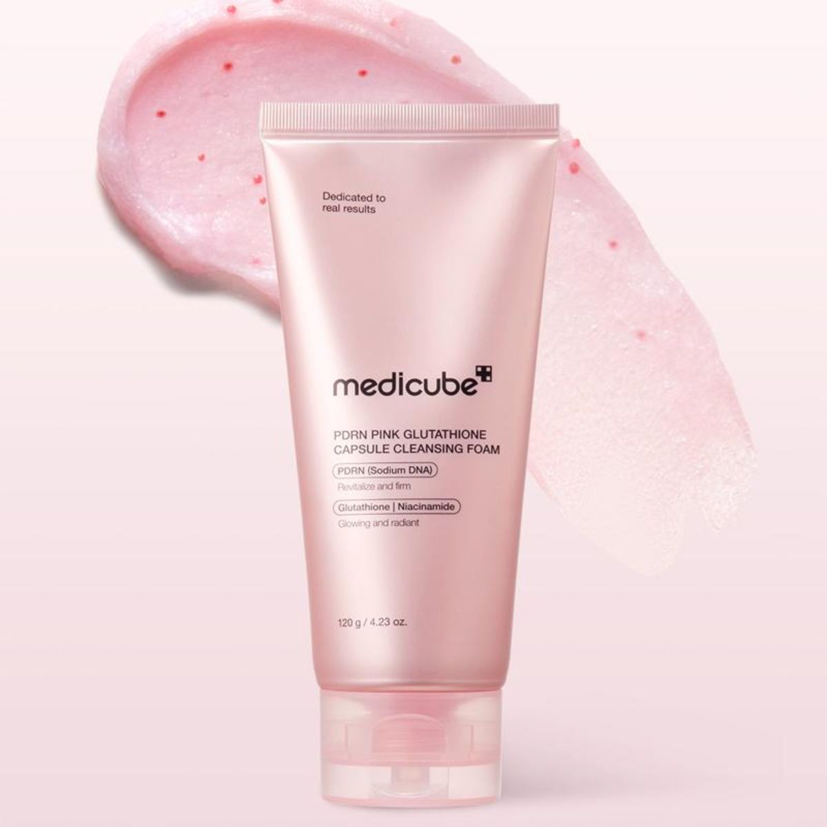PDRN Pink Glutathione Capsule Cleansing Foam 120g