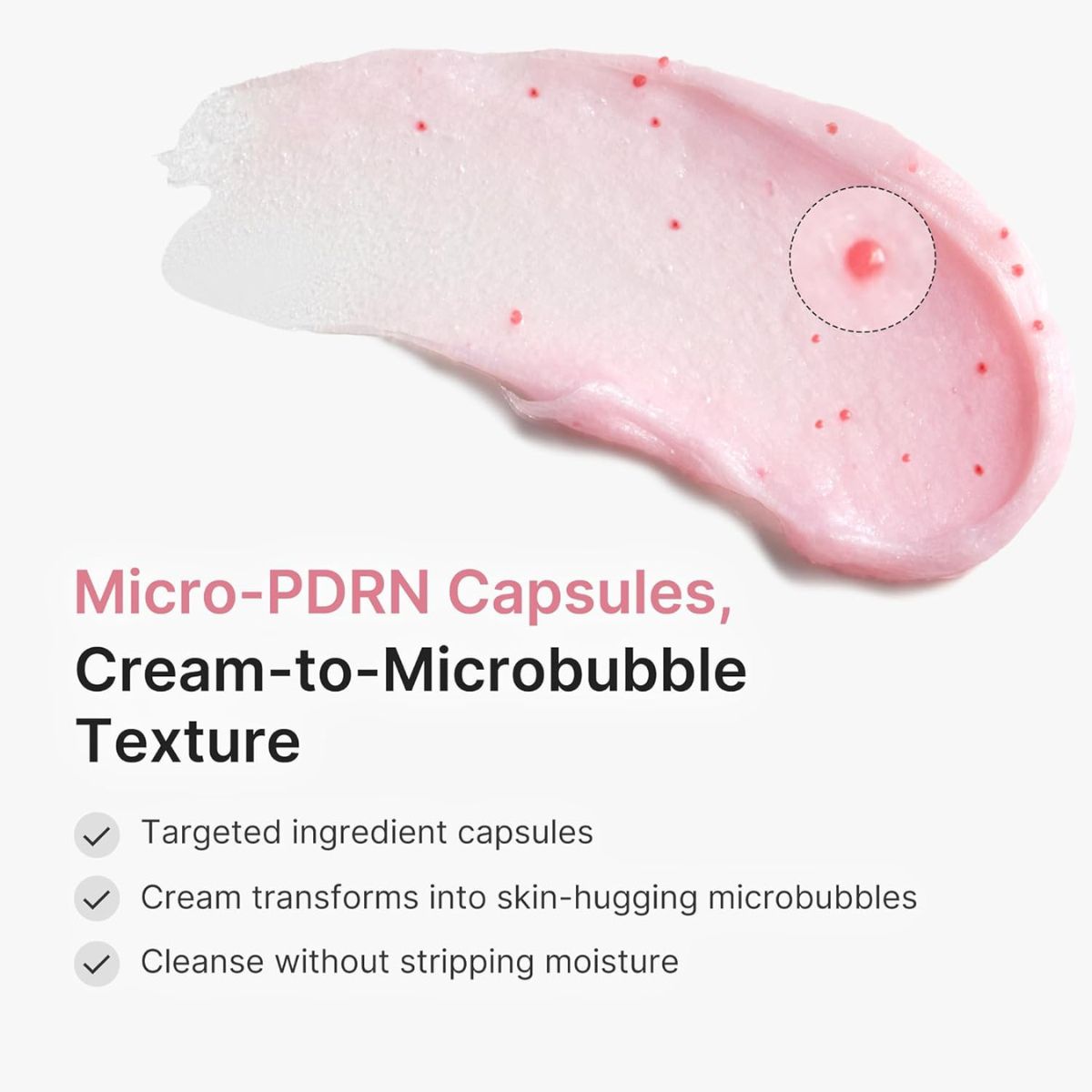 PDRN Pink Glutathione Capsule Cleansing Foam 120g