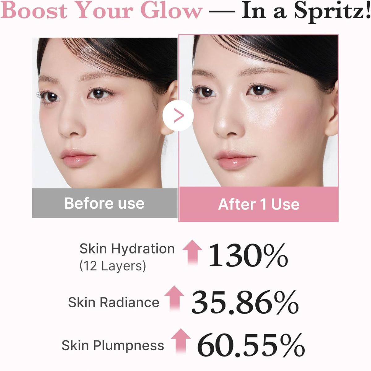 PDRN Pink Collagen Glow Jelly Mist Serum 100mL
