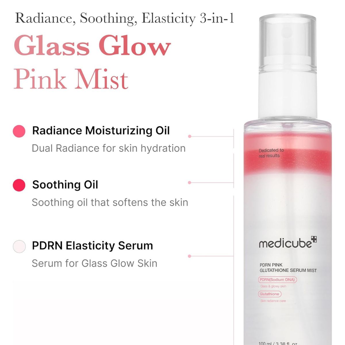 PDRN Pink Glutathione Serum Mist 100mL