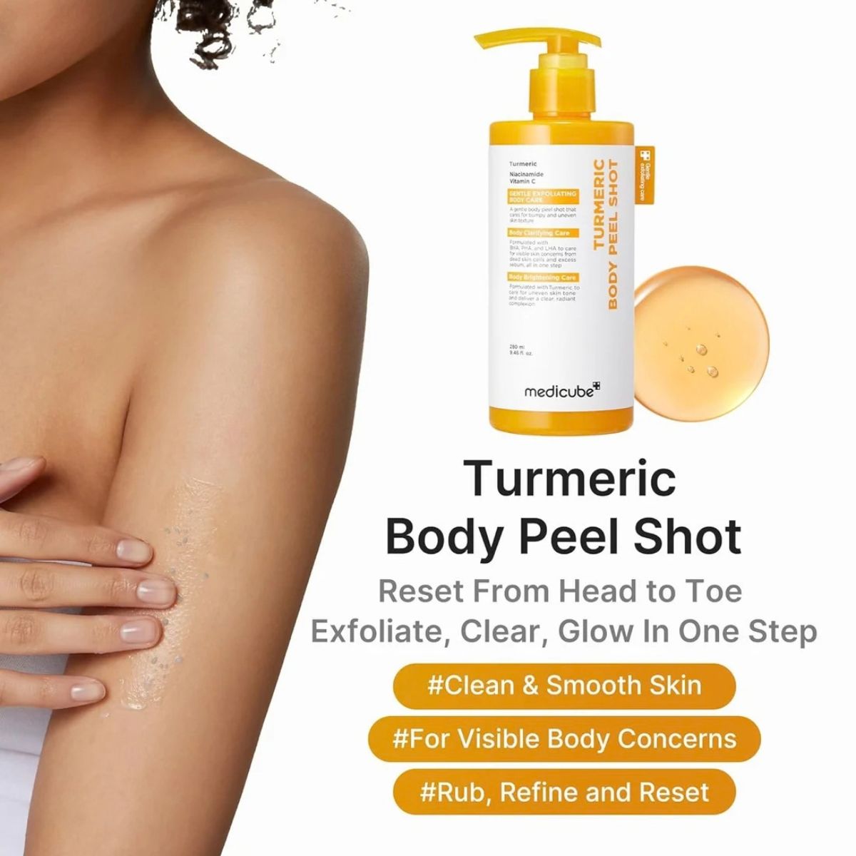 Kojic Acid Turmeric Body Peel Shot 280mL