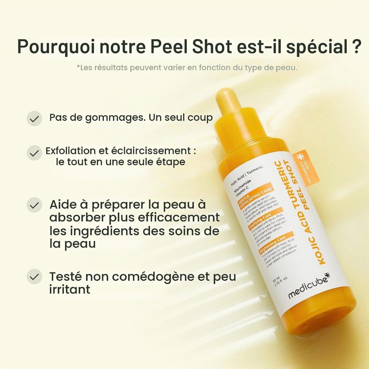 Kojic Acid Turmeric Peel Shot 80mL