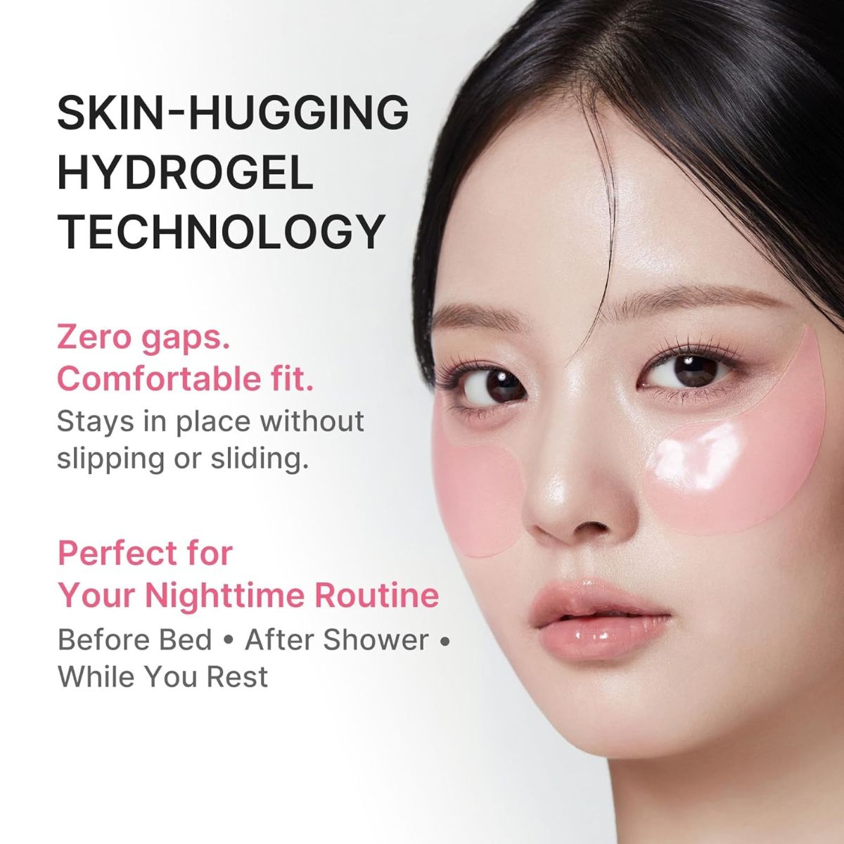 PDRN Pink Caffeine Collagen Eye Patch 60pcs
