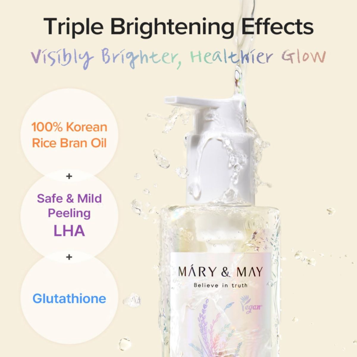 Rice Glutathione LHA Cleansing Oil 200mL