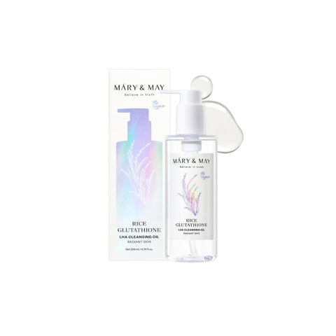 MARY&MAY Rice Glutathione LHA Cleansing Oil 200mL l Seven Young