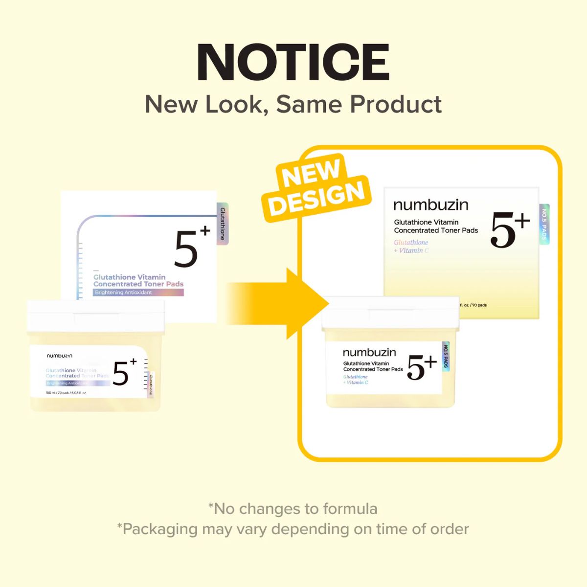 No.5 Vitamin-Niacinamide Concentrated Pad 70ea