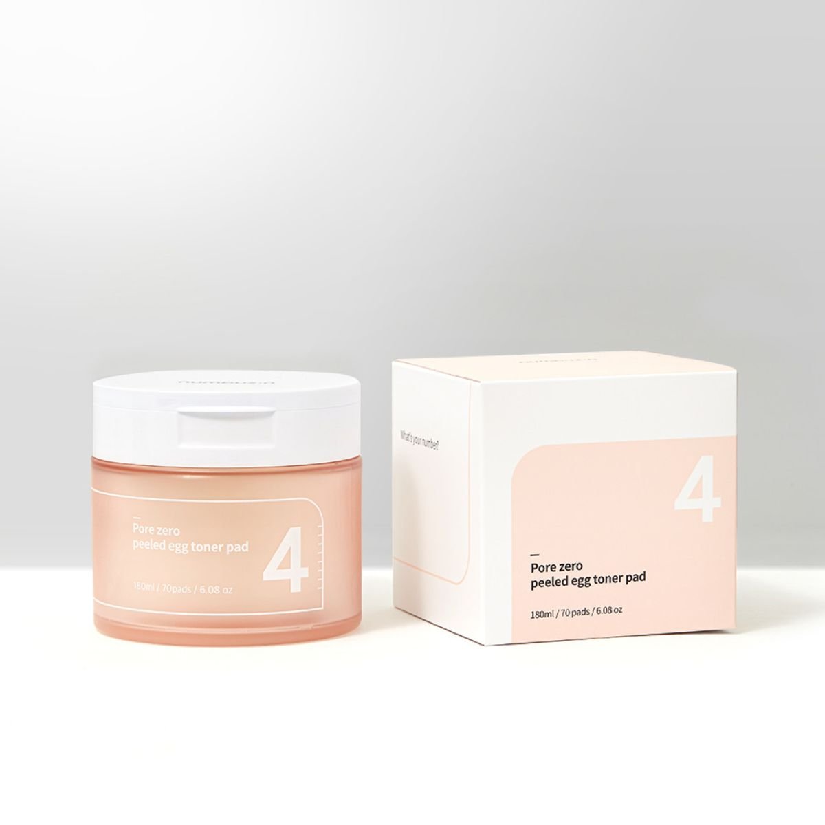 No.4 Pore Zero Peeled Egg Toner Pad 70ea