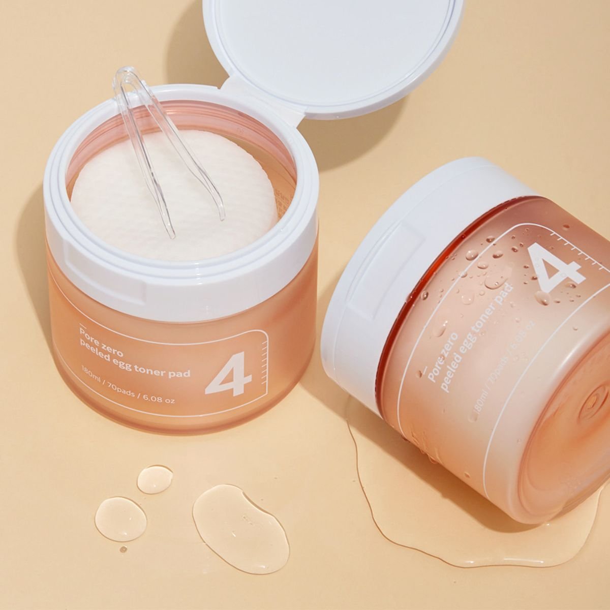 No.4 Pore Zero Peeled Egg Toner Pad 70ea