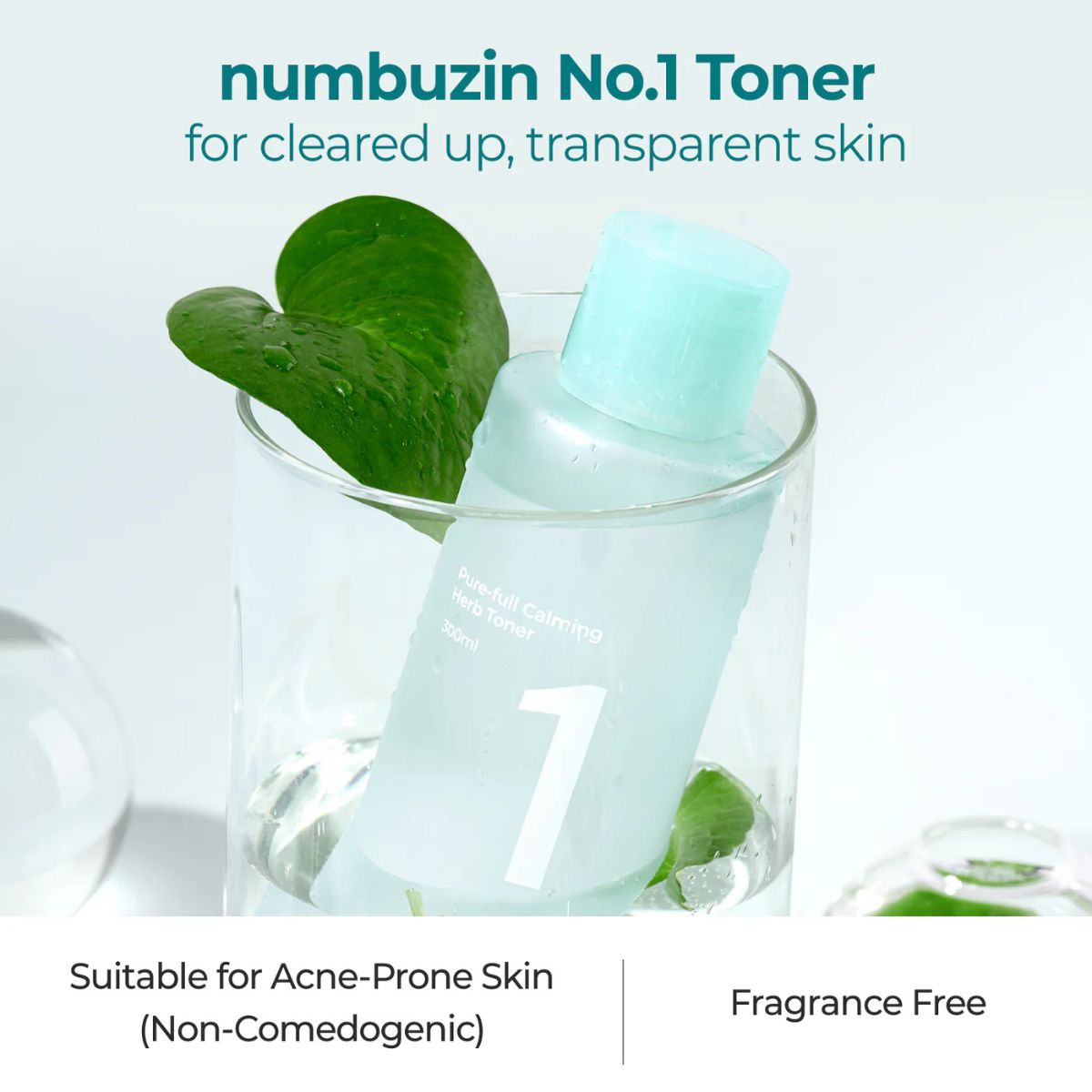 No.1 Pure-full Calming Herb Toner 300mL
