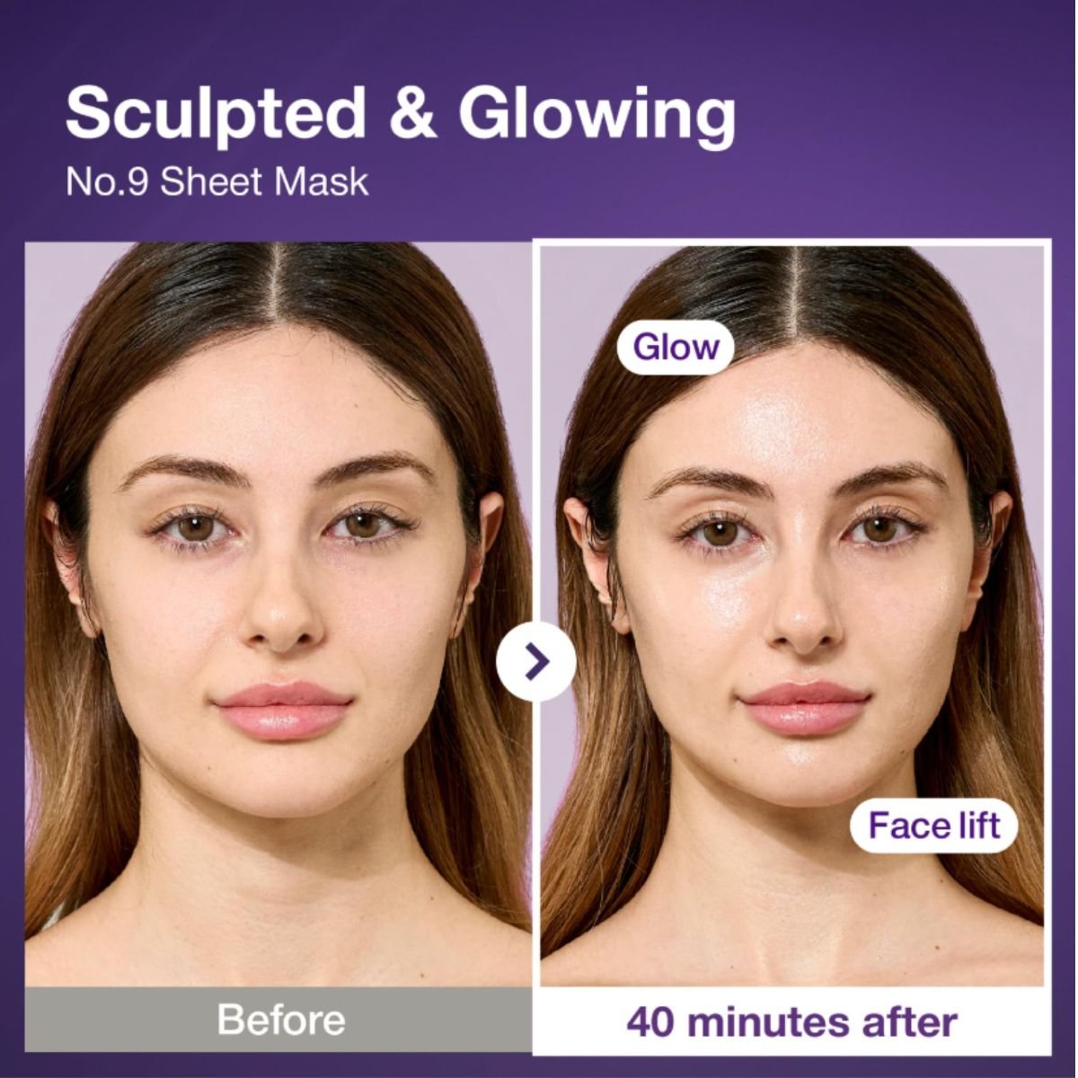 No.9 NAD Bio Lifting Full Cover Facial Mask 4ea
