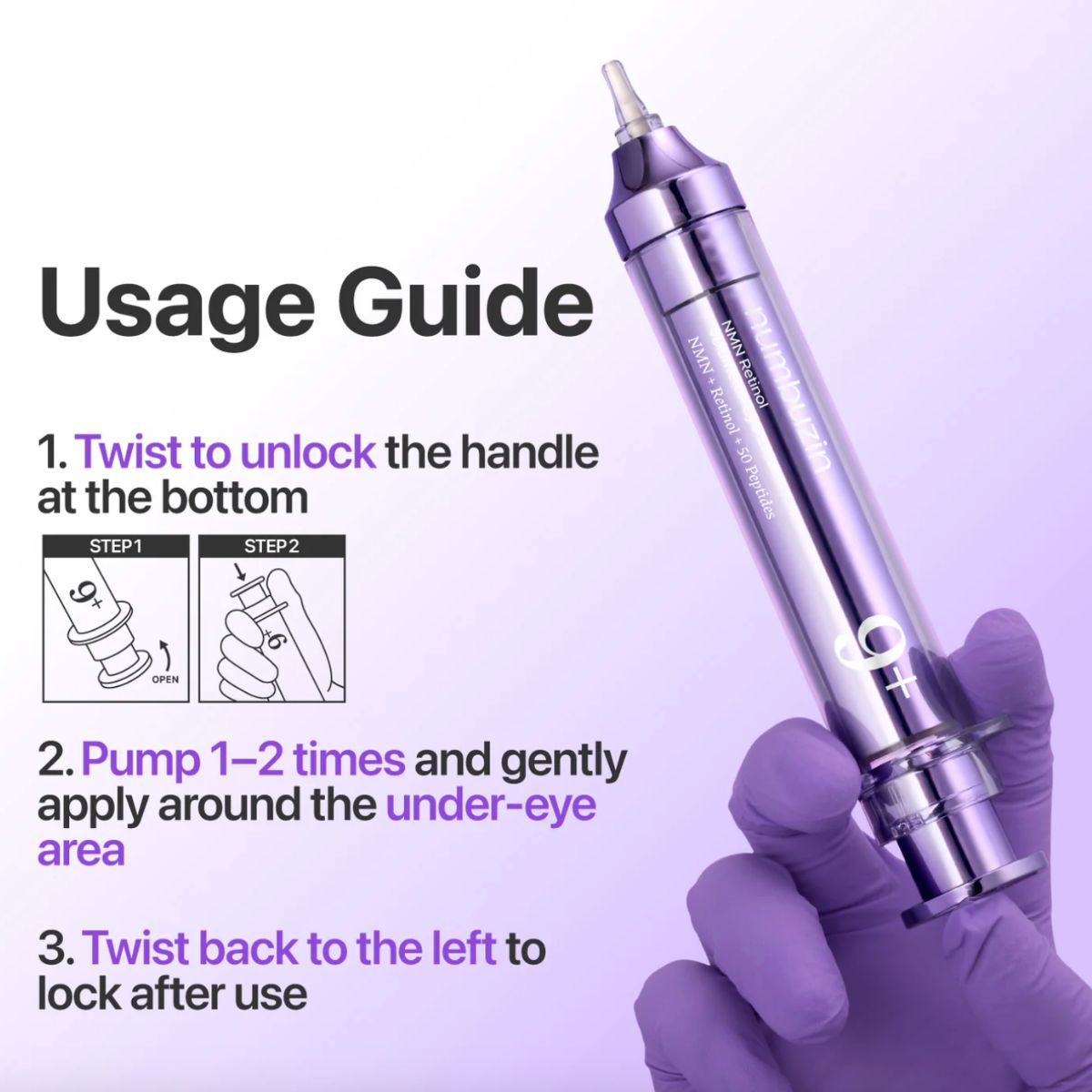 No.9 NAD Retinol Volumetox Eye Cream 10mL