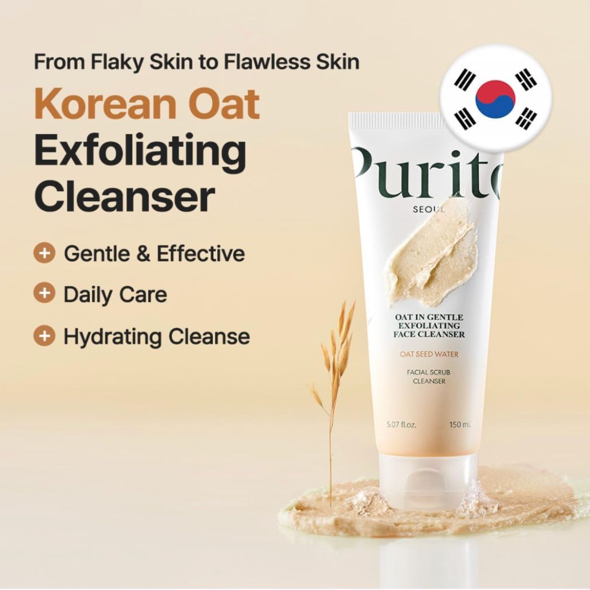 Oat In Gentle Exfoliating Face Cleanser 150mL