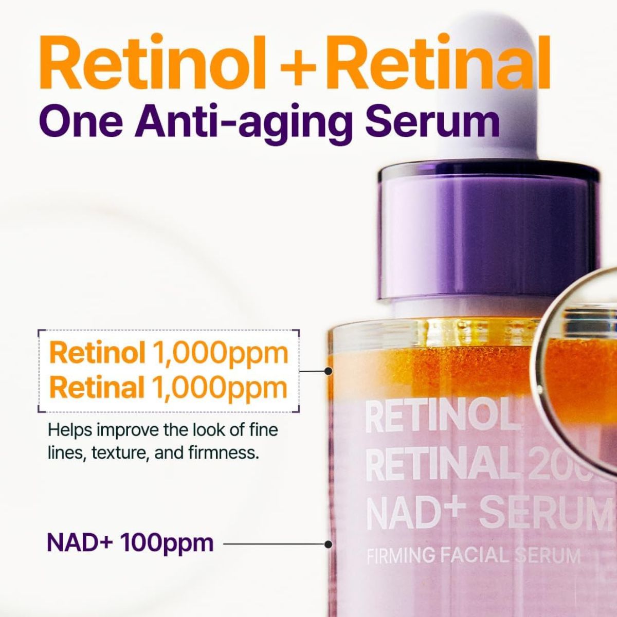 Retinol Retinal 2000 NAD+ Serum 30mL