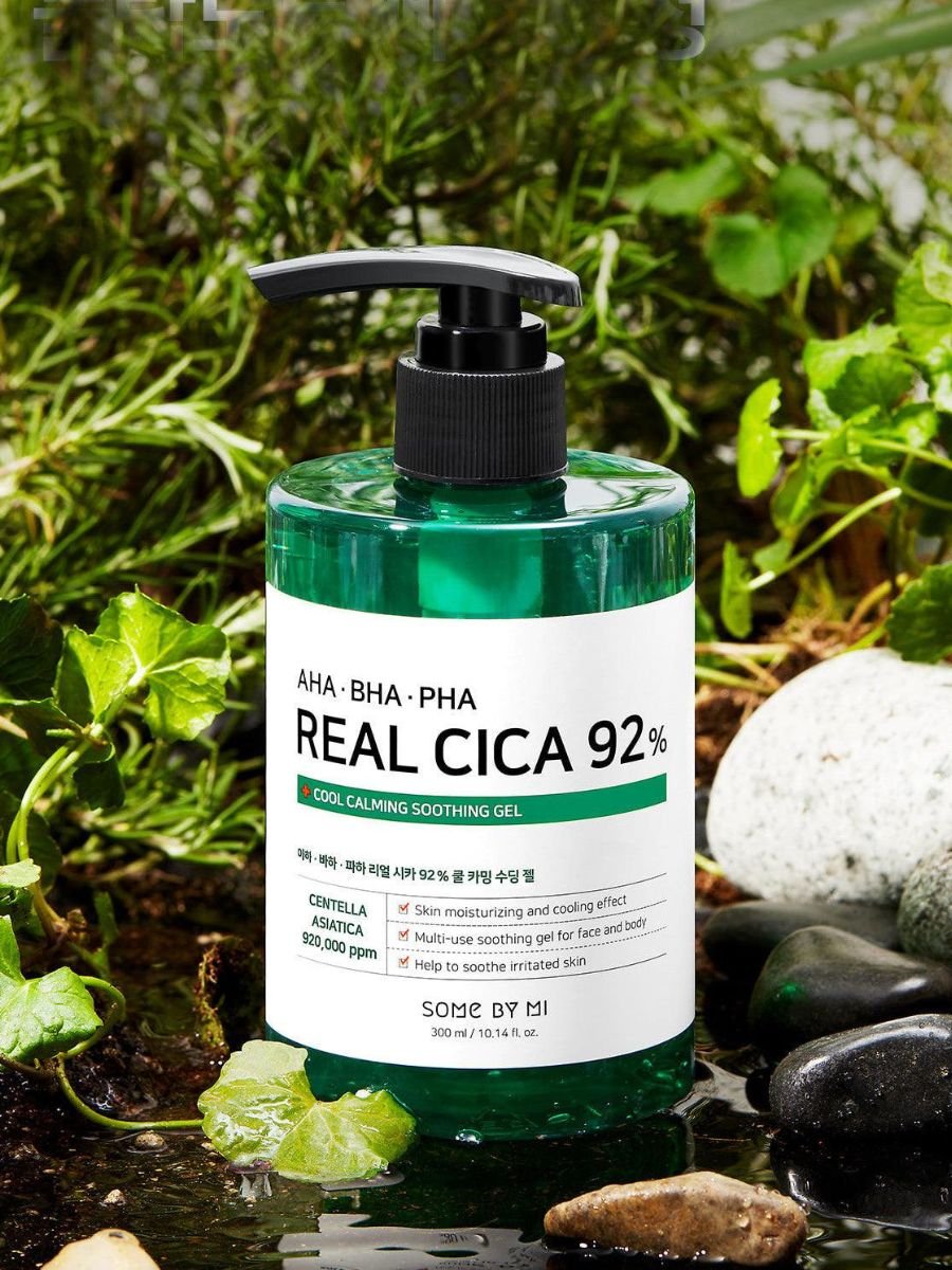 AHA BHA PHA Real Cica 92% Cool Calming Soothing Gel 300mL