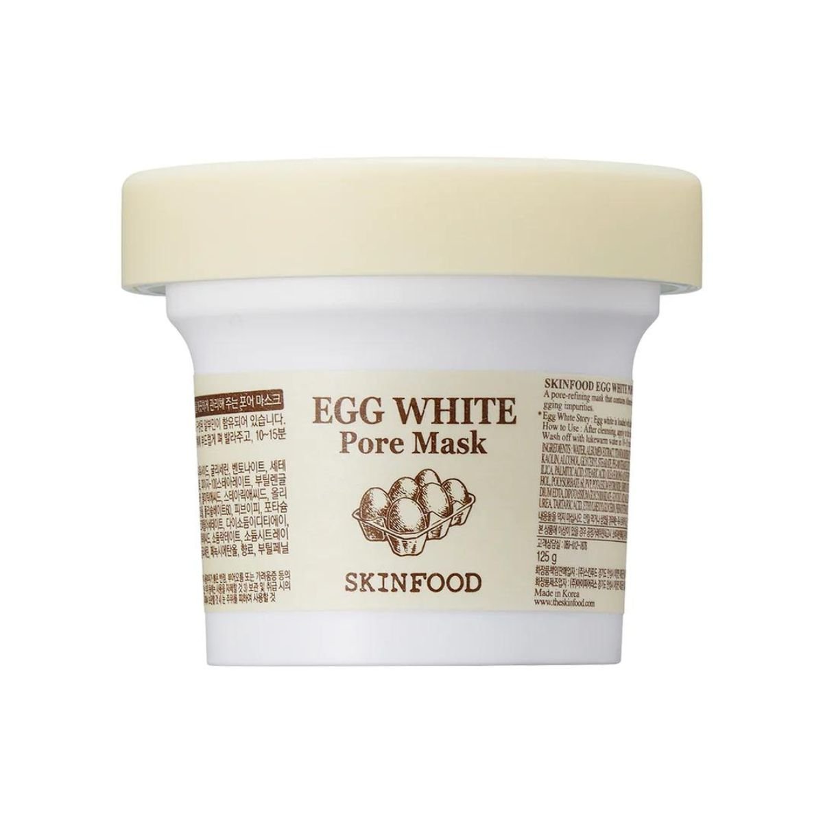 Egg White Pore Mask 125g