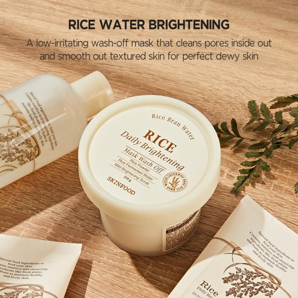 Rice Daily Brightening Mask Wash Off 210g