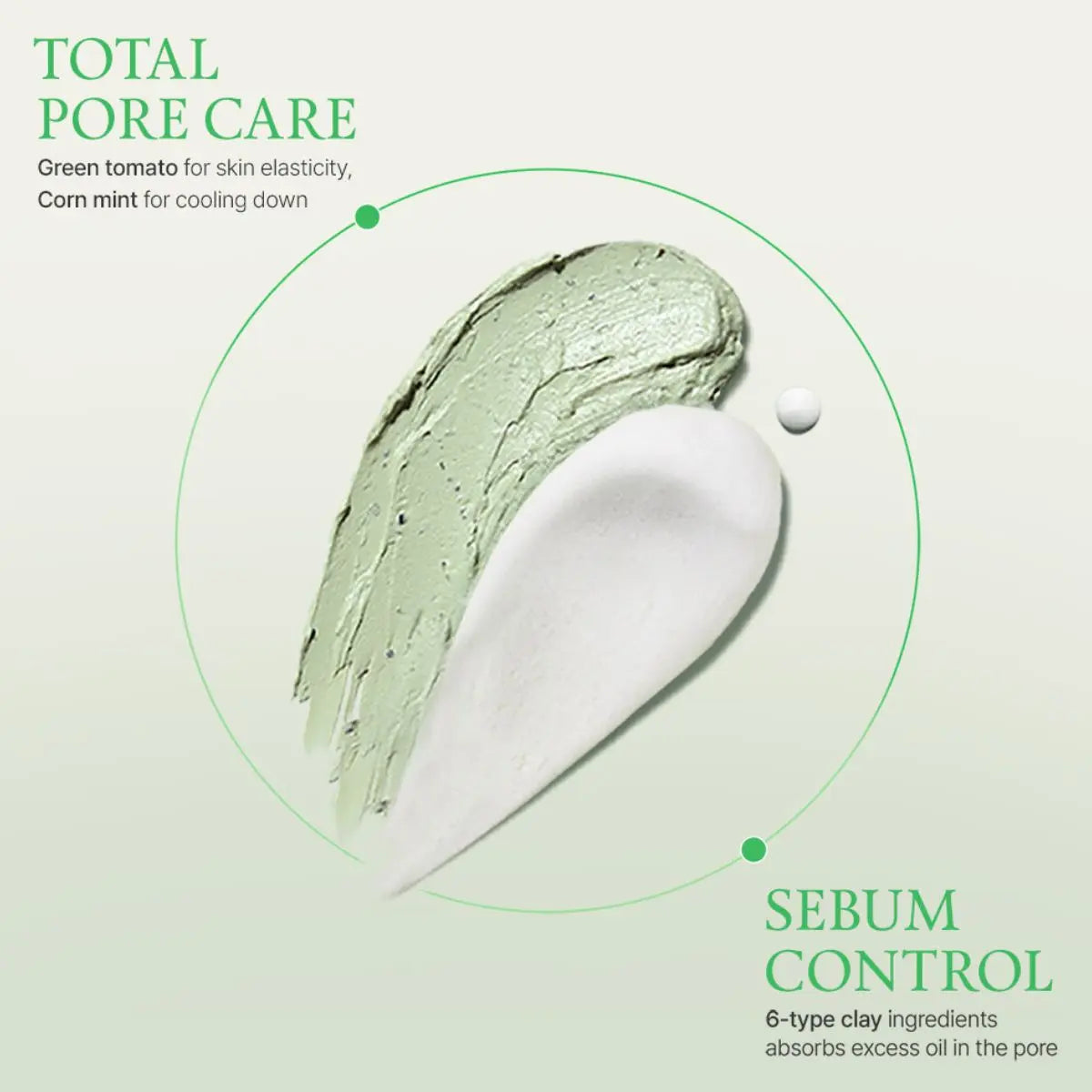 Texture du Green Tomato Clay Mask Cleanser 