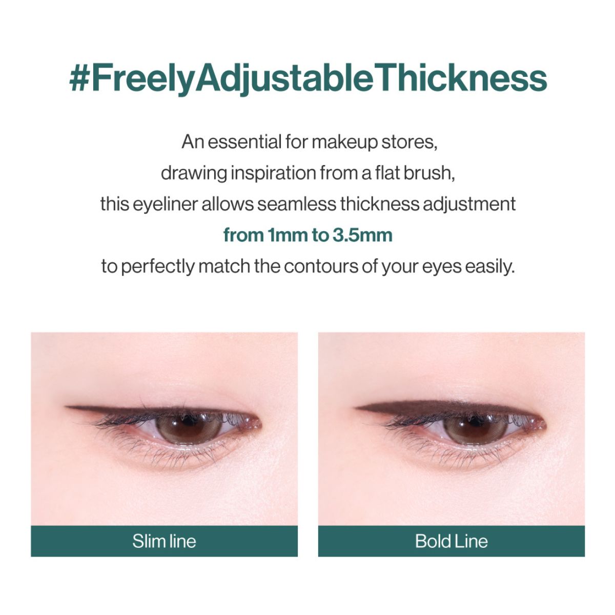 Easy Glide Flat Eyeliner No.2 Mood Brown