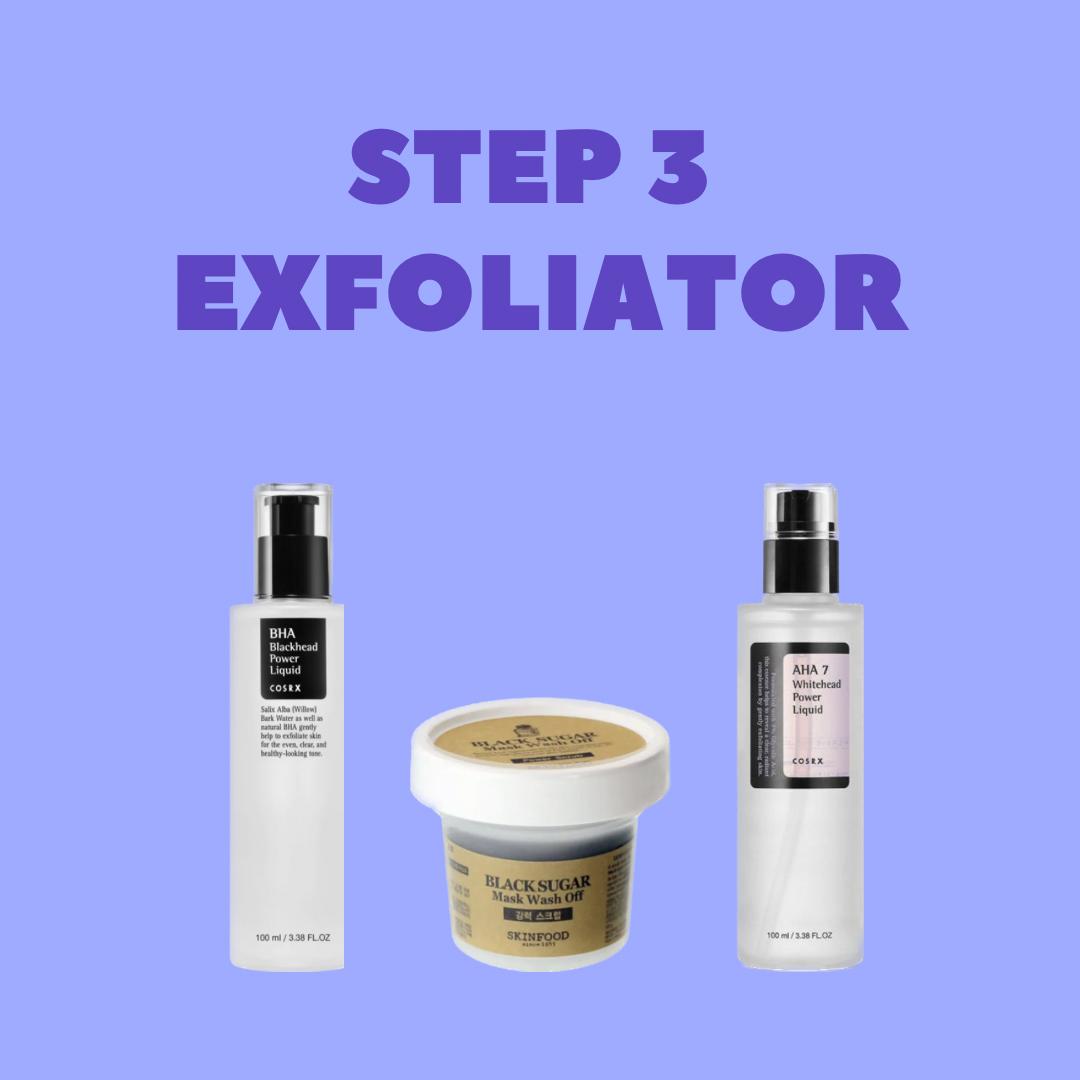 Step 3 - Exfoliator