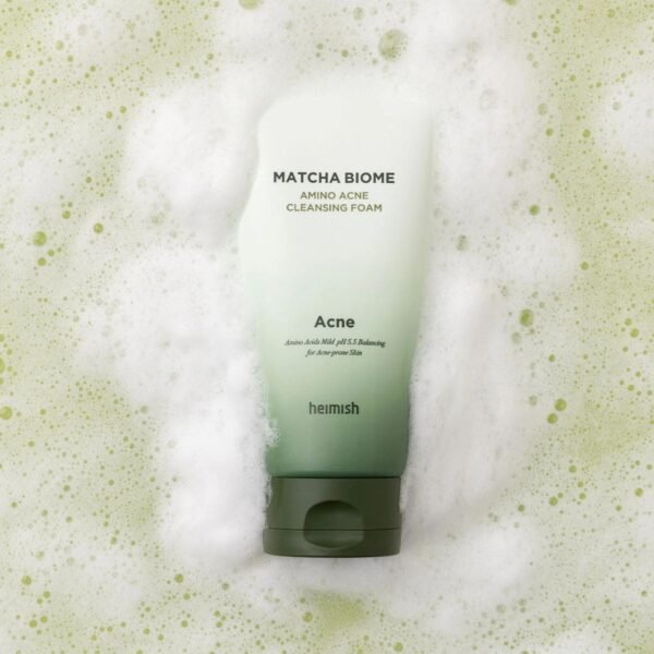 Matcha Biome Amino Acne Cleansing Foam 150g – Image 3