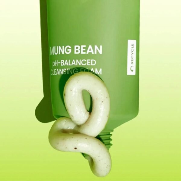 Mung Bean pH-Balanced Cleansing Foam 80mL – Image 3