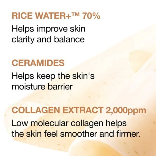 Rice 70 Glow Collagen Mask 4ea – Image 2